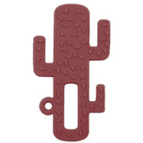 OiOi Cactus Silicone Teether for Babies in Powder Grey