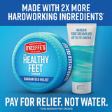 O'Keeffe's for Healthy Feet Foot Cream - 3.2 oz Jar (1 Pack) - Guaranteed Relief for Extremely Cracked, Dry Feet, Repairing Skincare, Instantly Boosts and Retains Moisture Levels