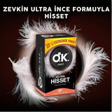 Okey Ultra Hisset Ultra Thin Condoms for Natural Feel 20-Pack