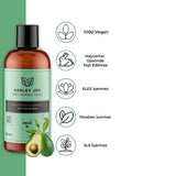 Ashley Joy Anti-Frizz Shampoo: Tame Frizzy Hair with Avocado Oil Moisture | Smoothing, Hydrating Formula (400ml / 13.53 fl oz)