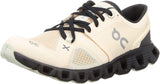 On Women's Cloud X 3 Sneakers, White/Black, 9 Medium US