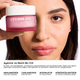 Cream Co. Hyaluronic Acid Facial Moisturizer: Deep Hydration, Nourishing Shea Butter, Aloe Vera, Vitamin E - Paraben & Sulfate-Free, 50ml