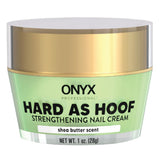 Onyx Professional Hard as Hoof Nail Strengthening Cream with Coconut Scent, Nail Growth & Conditioning Cuticle Cream Stops Splits, Chips, Cracks & Strengthens Nails, 1 oz
