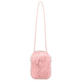 Eklips Pink Plush Phone Bag with Soft Texture