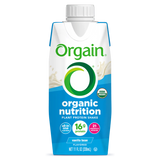 Orgain Organic Vegan Plant Based Nutritional Shake, Vanilla, CS/12