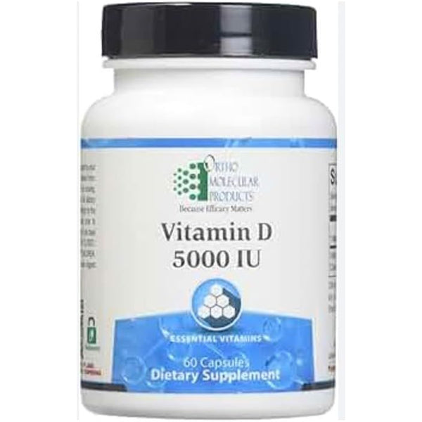 Ortho Molecular Vitamin D 5,000 IU 60 Capsules