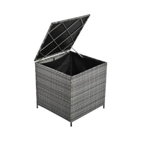 Outdoor 6-Piece All-Weather PE Rattan Sofa Set With Adjustable Seat, Storage Box, Removable Covers, And Tempered Glass Table Top (SAK37221)