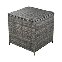 Outdoor 6-Piece All-Weather PE Rattan Sofa Set With Adjustable Seat, Storage Box, Removable Covers, And Tempered Glass Table Top (SAK37221)