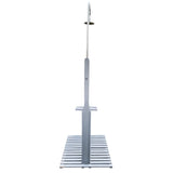 Outdoor Garden Pool Shower with Chassis Board, for Swimming Pool, Patio, Terrace, Garden, Wood