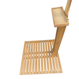 Outdoor Garden Pool Shower with Chassis Board, for Swimming Pool, Patio, Terrace, Garden, Wood