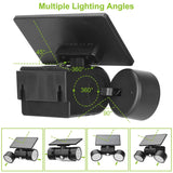 Outdoor PIR Motion Sensor Dusk To Dawn Solar Wall Lamps IP65 Waterproof