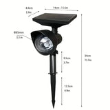 Outdoor Solar Rotating Color Projection Lamp