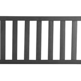 Outsunny 50ft Outdoor Bench Seat, Patio Bench with Slatted Seat, Metal Porch Bench, with 2 Person Design, for Poolside, Lawn, Black