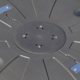 Outsunny Cantilever Umbrella Base with Wheels 330 lbs Sand 286 lbs Water Heavy Duty Coffee