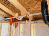 Ceiling Mounted Weed Wacker Rack