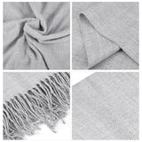 Oversize Cashmere Wool Shawl Wrap Blanket