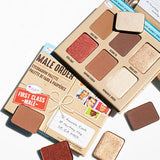 theBalm Male Order Eyeshadow Palette - First Class Male - Pigmented, Organic Jojoba & Grape Seed Oil Eye Makeup - Mini Palette for Stunning Looks