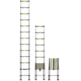 OxGord Aluminum Telescopic Extension Ladder 12.5ft. Telescope