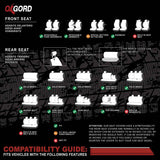 OxGord Padded Car Seat-Cover with Grip-Control for Bucket Seats