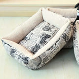 Oxgord Paws & Pals Plush Dog Bed