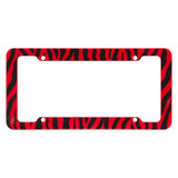 OxGord Zebra License Plate Frame
