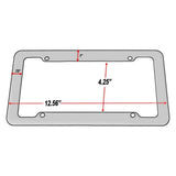 OxGord Zebra License Plate Frame