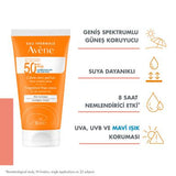 Avene Fragrance-Free Sunscreen Cream for Dry Skin SPF50+ - Water-Resistant & Moisturizing