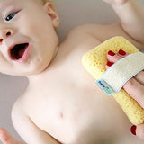 Babyjem Soft Baby Bathing Sponge Glove with Elastic Strap - Gentle Infant Skin Care & Easy Bathing Experience