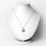 1.32 Carat Genuine Citrine .925 Sterling Silver Pendant