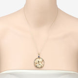 0.27 Carat Genuine Blue Sapphire .925 Sterling Silver Pendant