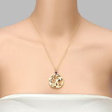 0.24 Carat Genuine Amethyst .925 Sterling Silver Pendant
