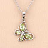 0.64 Carat Genuine Peridot .925 Sterling Silver Pendant