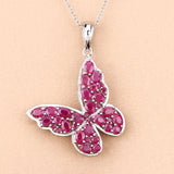 4.72 Carat Genuine Ruby .925 Sterling Silver Pendant