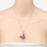 4.72 Carat Genuine Ruby .925 Sterling Silver Pendant