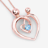 0.28 Carat Genuine Swiss Blue Topaz .925 Sterling Silver Pendant