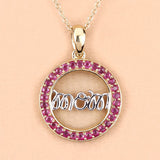 0.64 Carat Genuine Ruby .925 Sterling Silver Pendant