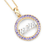 0.64 Carat Genuine Tanzanite .925 Sterling Silver Pendant