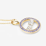0.64 Carat Genuine Tanzanite .925 Sterling Silver Pendant