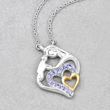 0.28 Carat Genuine Tanzanite .925 Sterling Silver Pendant