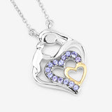 0.28 Carat Genuine Tanzanite .925 Sterling Silver Pendant