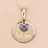 0.21 Carat Genuine Tanzanite .925 Sterling Silver Pendant