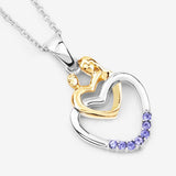0.14 Carat Genuine Tanzanite .925 Sterling Silver Pendant