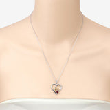 0.50 Carat Genuine Ruby .925 Sterling Silver Pendant
