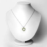 1.70 Carat Genuine Peridot .925 Sterling Silver Pendant