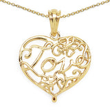 14K Yellow Gold Plated 6.05 Grams .925 Sterling Silver Pendant