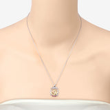 0.14 Carat Genuine Ruby .925 Sterling Silver Pendant