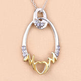 0.18 Carat Genuine Tanzanite .925 Sterling Silver Pendant