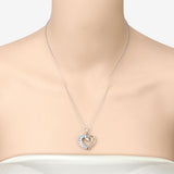 0.84 Carat Genuine Swiss Blue Topaz .925 Sterling Silver Pendant