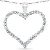 2.10 Carat Genuine Blue Topaz .925 Sterling Silver Pendant