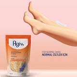 Agiss Natural Hair Removal Wax for Normal Skin - 220g, Easy & Effective Body Waxing